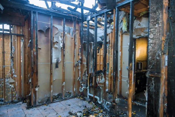 Professional Smoke Damage Restoration technician working in Baltimore, OH